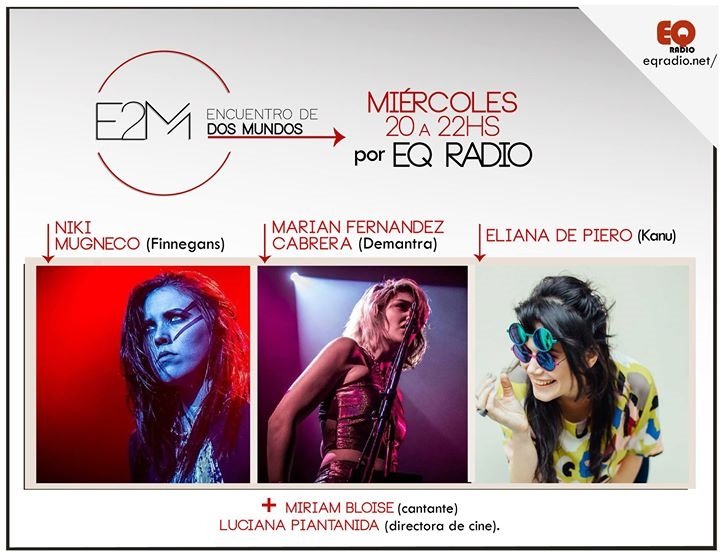 E2MOK's tweet photo. De 20a22hs @EQRadioNet #cine #cultura #música y mucho más https://t.co/ct2qg6HyvL