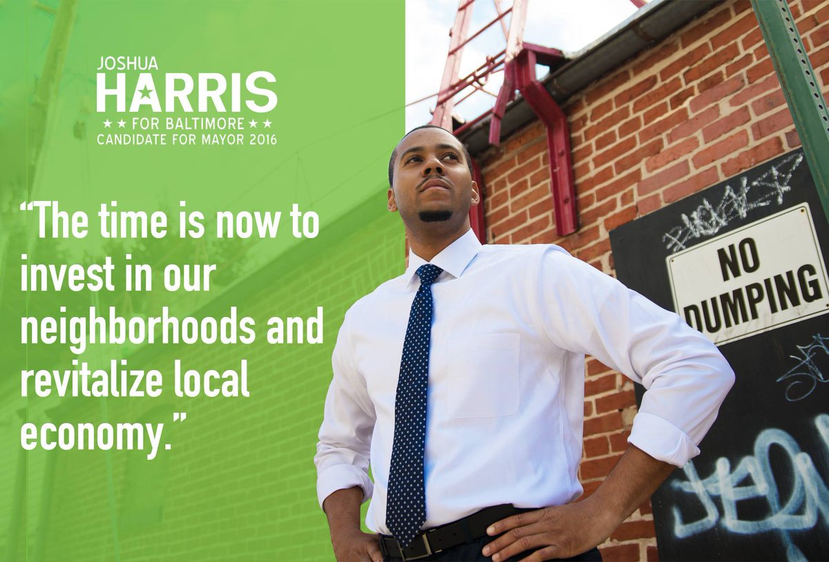 HarrisForBmore's tweet photo. The time is now to invest in our neighborhoods and revitalize local economy. Text VOTENOW to 24587 for campaign updates. #BmoreForAll https://t.co/H6W4Ut0DfN