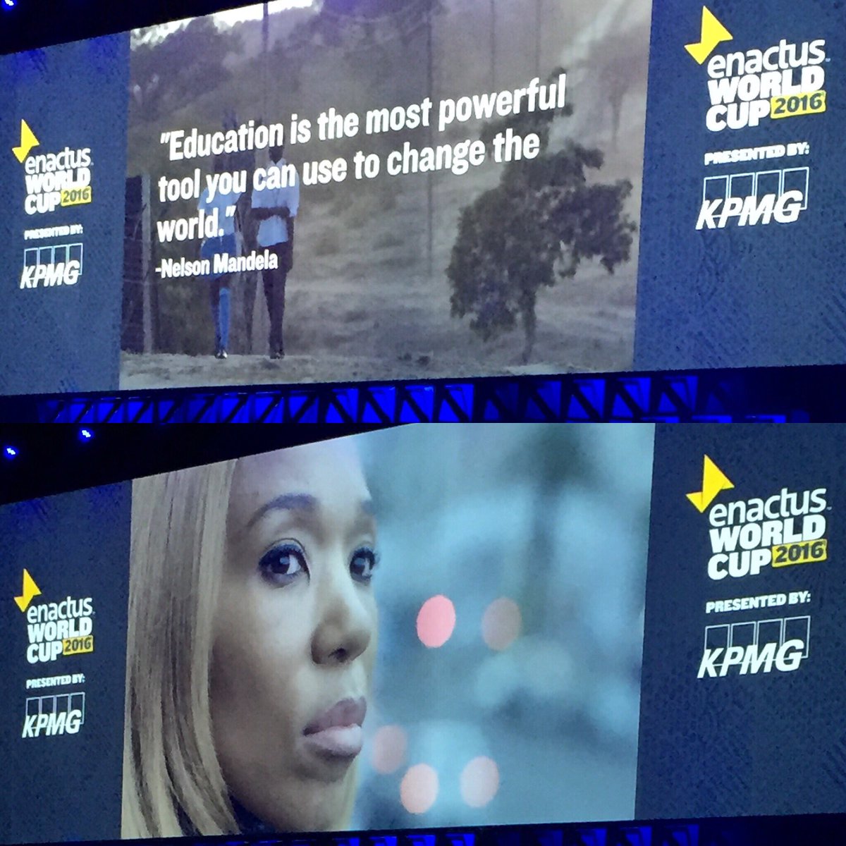 EnactusNotts's tweet image. Excited for Nelson Mandela'a Granddaughters speech! #WeAllWin #EnactusWorldCup