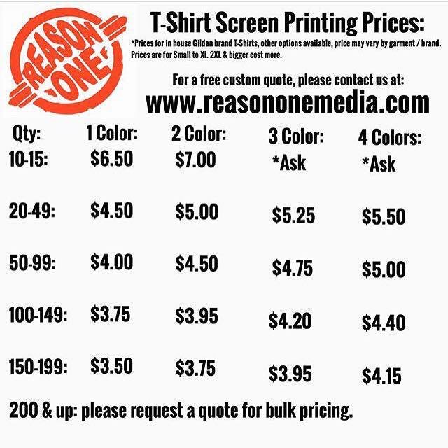 batcavefiles's tweet image. Sweeet custom screen printing with rock n roll pricing... reasononemedia.com #ReasonOneMedia
