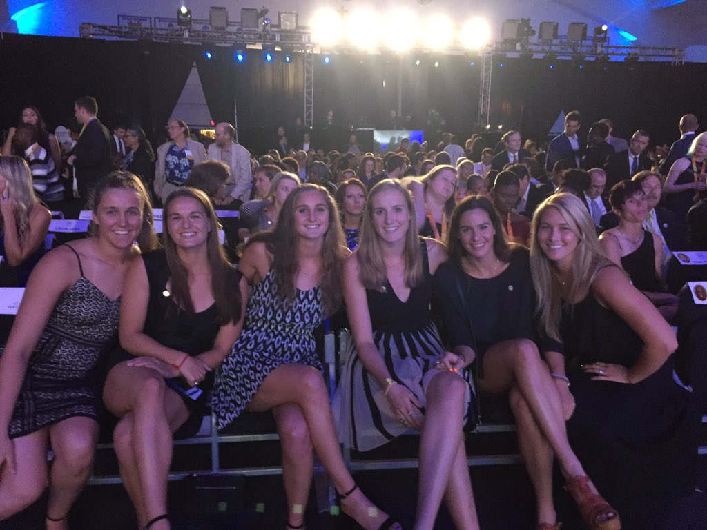 Excited for the <a href="/TeamUSA/">Team USA</a> awards to start!! #TeamUSAinDC <a href="/USAWP/">USA Water Polo</a>