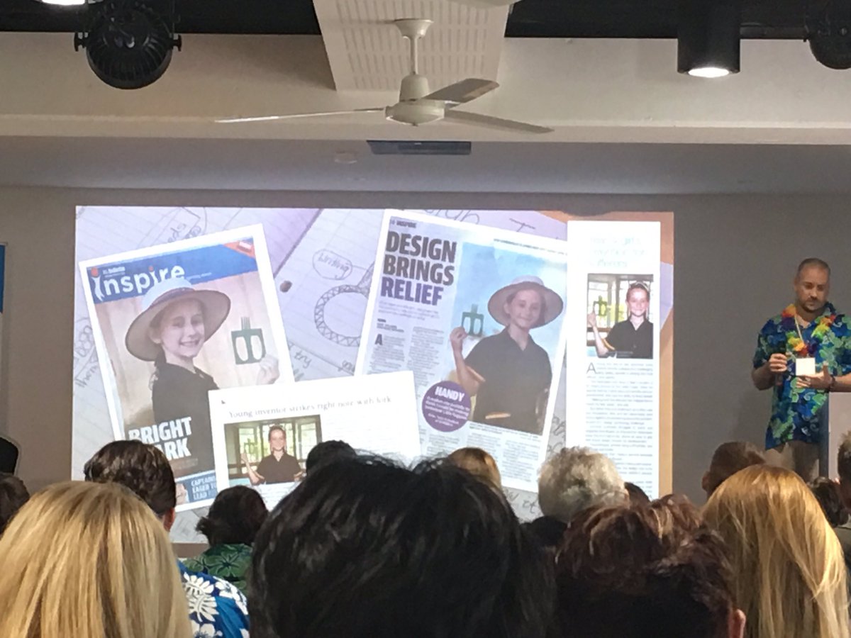 pabt65's tweet photo. I love the idea of teachers modelling creativity. A great message and a wonderful journey @martinezgeek #iplzaGC @iPadpaloozaGC https://t.co/ugDkUSgZQX