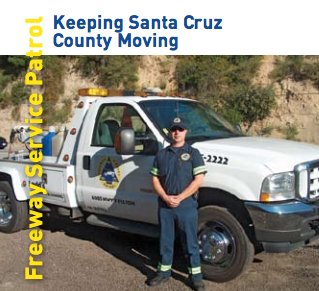 GetSCCMoving's tweet photo. Ever had a flat tire on Hwy 1 or 17? Measure D funds the Freeway Service Patrol to get you on your way, free of charge. #GetSCCMoving https://t.co/CfwB83lEmy