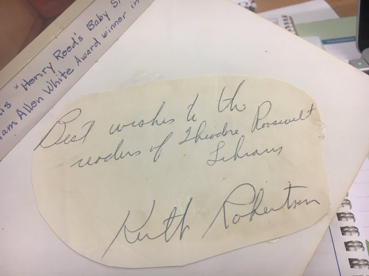 TR_Librarian's tweet photo. Found a 1969 W.A.W. treasure.  Look at what’s inside.  #throwbackthursday#383libs https://t.co/vRdtKtFfcS