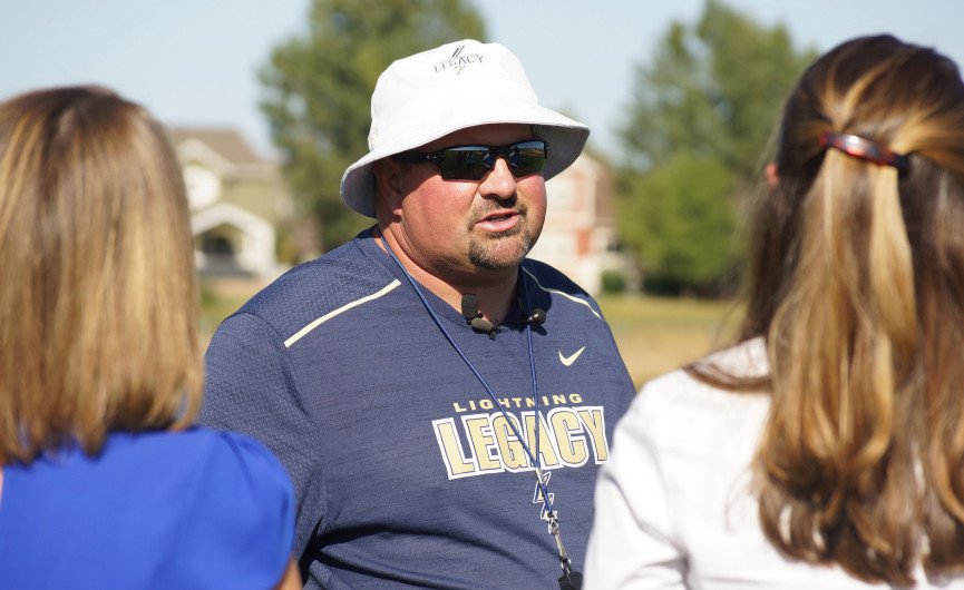 Legacy football coach Wayne Voorhees returns to practice after fatal bus crash