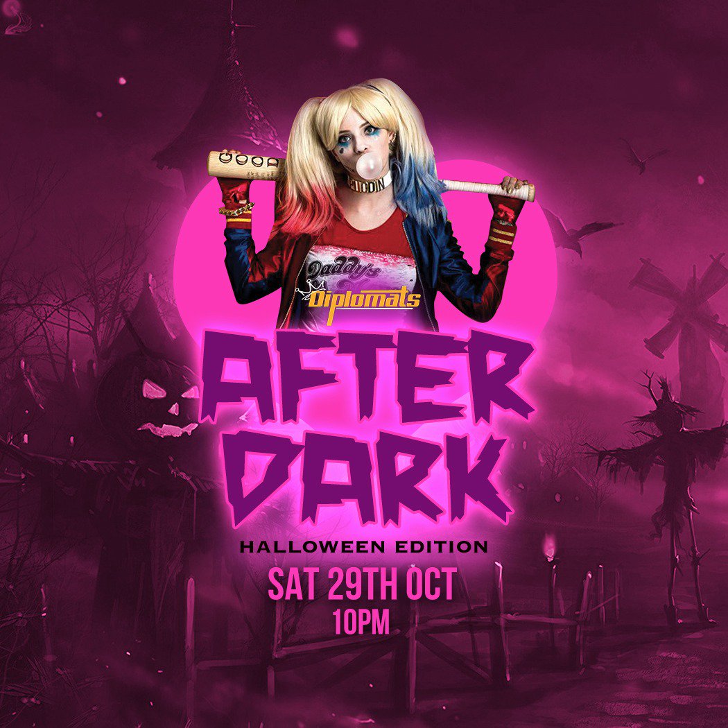 Eggy_diplomats's tweet photo. Follow @diplomats_tt  For event updates and any additional info 👣
Event Hashtag #AD4 #AFTERDARK2016 #AD4Halloween https://t.co/eblZCc2URx
