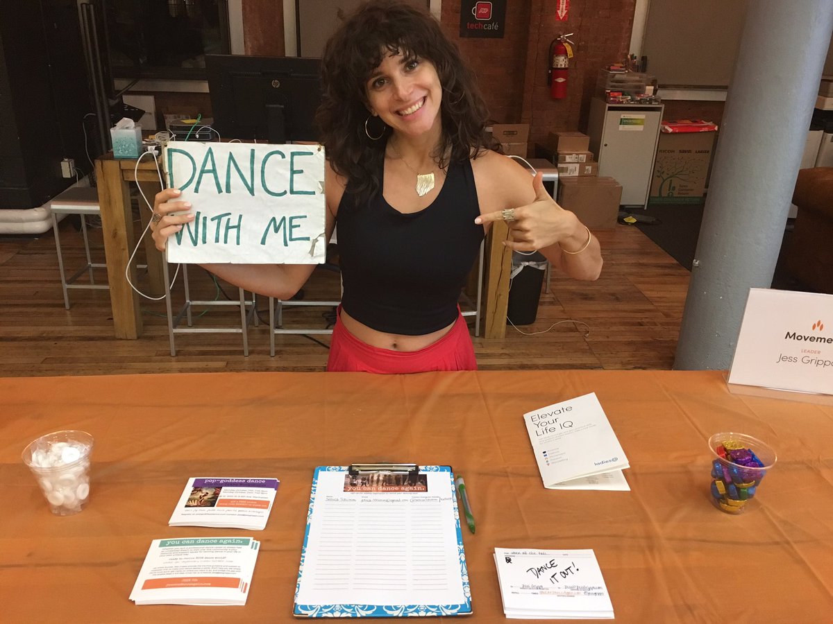 _ladiesat's tweet photo. Dance it out! @jessgrippo is here to get you moving 💃🏼 #ElevateYourLifeIQ #Ladiesat #Slashy #LifeIQ https://t.co/FicIFPGZAk