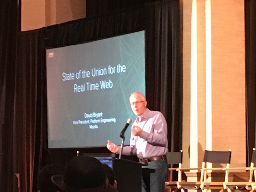 ArinSime's tweet photo. Interesting talk at #streamconf from @david_bryant on state of real time web. Takeaway: I need a #VR headset https://t.co/zkvKl5WCZG