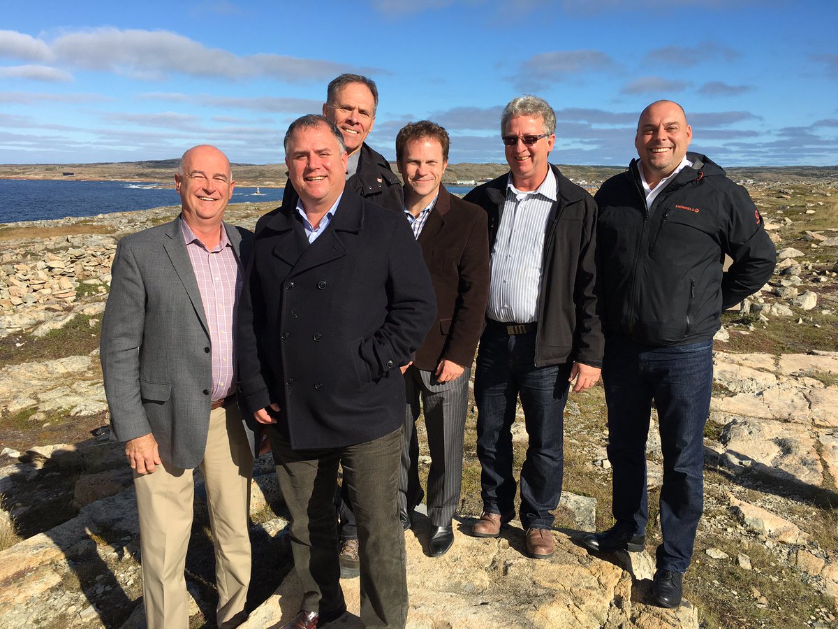 McDonald4Avalon's tweet photo. Great day on Fogo Island today with my #FOPO colleagues. Our time in NL has really shown the struggles & needs of the #NorthernCod Fishery. https://t.co/E0AsVpn5M8