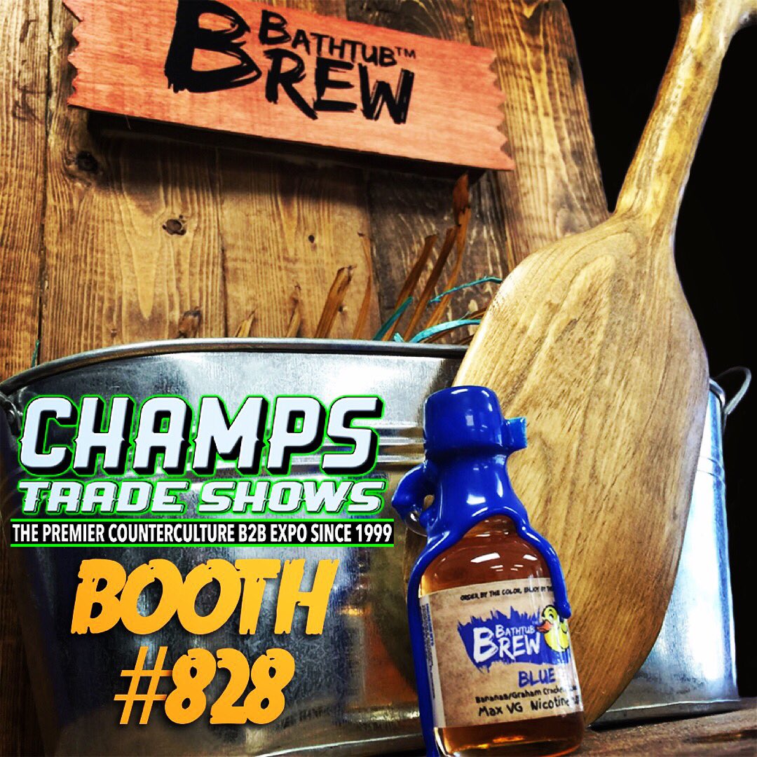 Bathtub_Brew's tweet photo. @champstradeshows VISIT #BOOTH828 π₯ https://t.co/g7IeUXwtyl π¨π¨ #vape #vapefam #vapecommunity #vapelyfe #vapeon https://t.co/8uJMP4k1S7