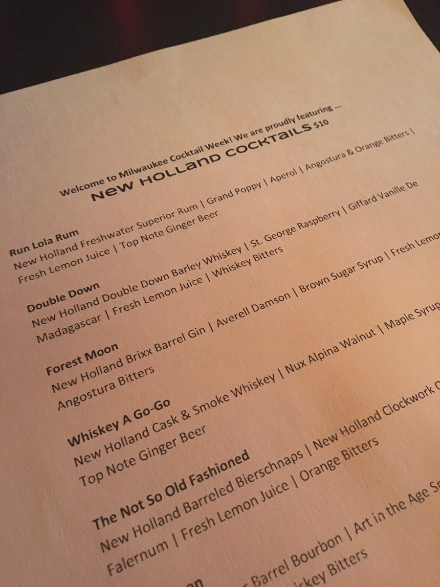 MKECW's tweet photo. Special week-long @newhollandbrew cocktail menu at @burnhearts! #mkecw2016 #mkecw https://t.co/AsRVSxsmUU