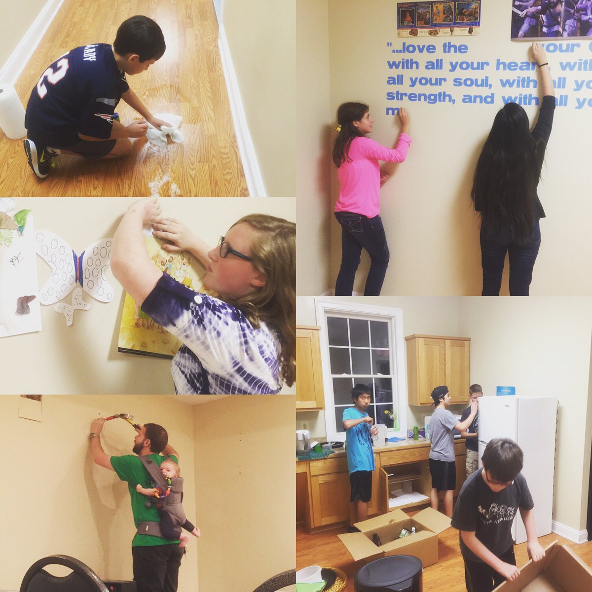 VACrossroads's tweet photo. Youth night at the old church building. Packing up and cleaning out! https://t.co/pJ3eC08hlT