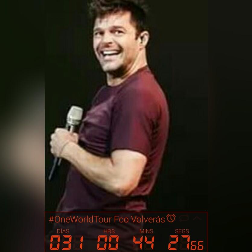 volveras_fcoarg's tweet photo. #CuentaRegresiva #OneWorldTour #Pasion #FCORMVolveras #SexySoul #Argentina #ventepaca @ricky_martin @RM_Team https://t.co/ghLqZa4aUR