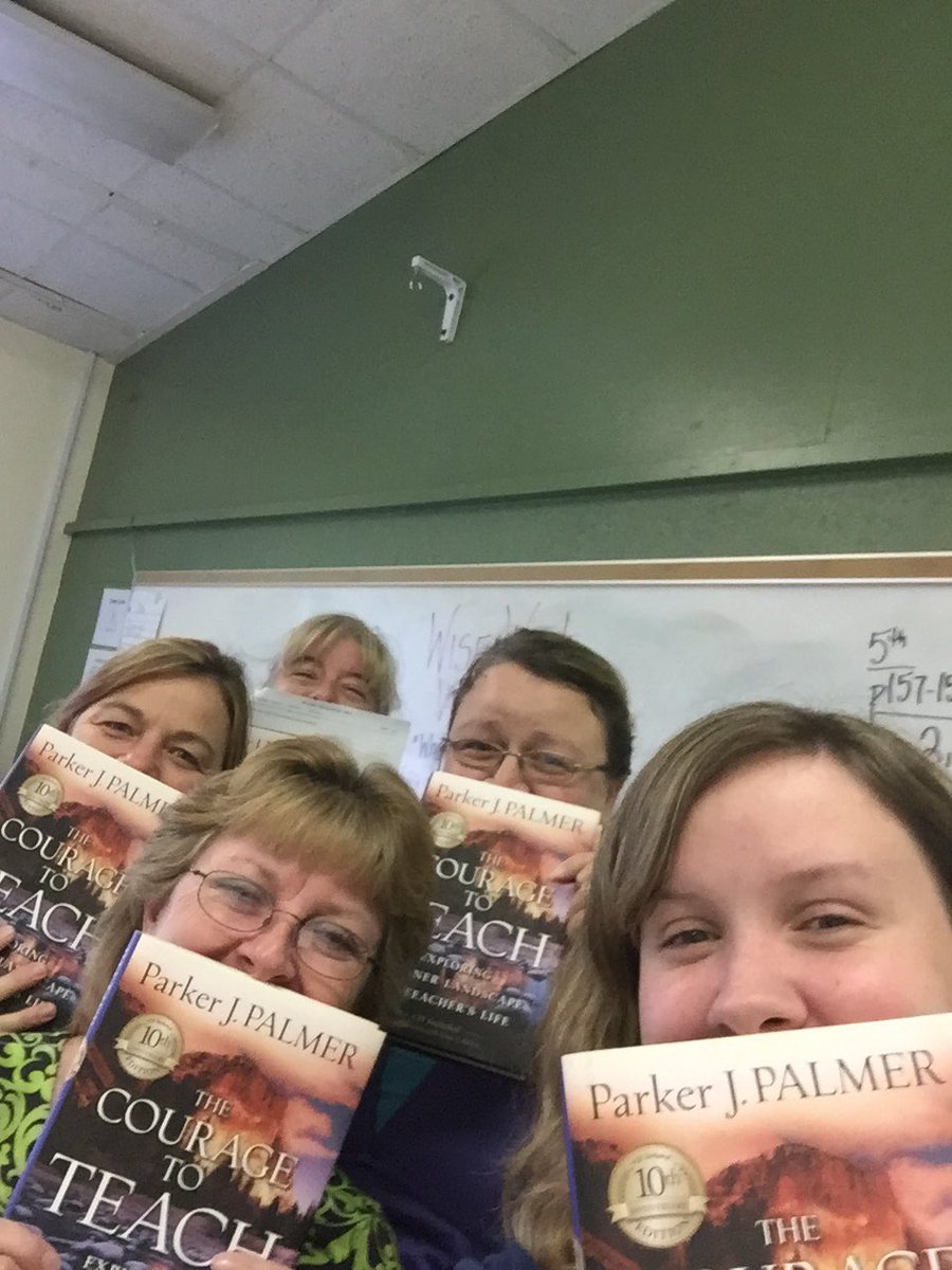 WISDMontessori's tweet photo. Our Ts seeking out #personalizedPD with semester book studies @parkerjpalmer #LAMMPDS #LAMMbookstudy https://t.co/0lTCTBUp82