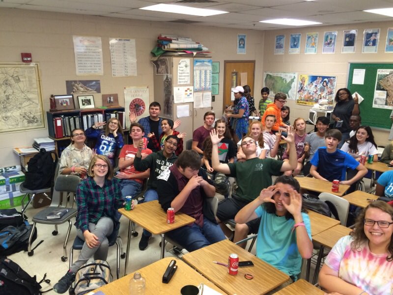 MagisterAdams's tweet photo. Awesome Turnout for our JCL movie party. A Funny Thing Happened on the Way to the Forum never fails to get a laugh. Thanks to all for coming https://t.co/1eSe1PggNi