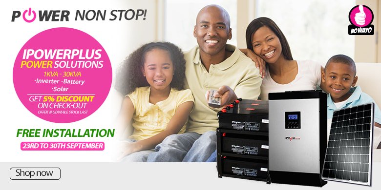 TechCommerce1's tweet image. Get 5% off &amp;amp; FREE installation on #iPowerplus Inverters in Nigeria! Promo ends 30th Sept.tinyurl.com/jc7y4n9