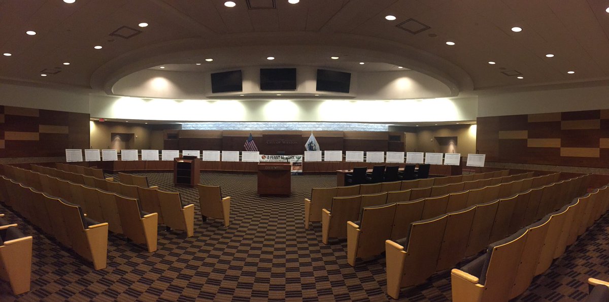 CityofWeston's tweet photo. 30 years of projects on display in the Commission chambers at Weston City Hall. Stop by over the next week to learn more. #APennyAtWork https://t.co/JF07NAbjBp