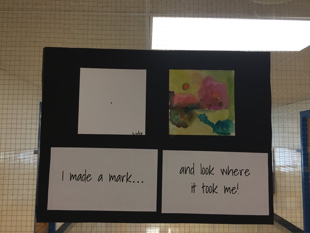 mcdteam2's tweet photo. We made a mark...and look where it took us! @peterhreynolds @FablePaul #DotDay2016 #MakeYourMark @NortheastES https://t.co/ajsf0cPRS8