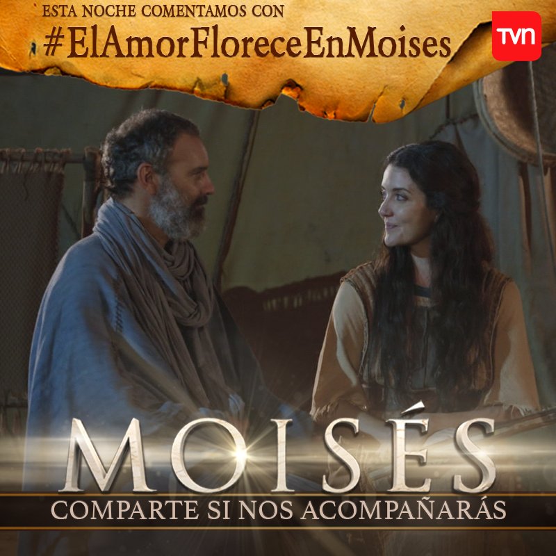 TVN's tweet photo. Una nueva etapa también trae nuevas oportunidades y nuevos amores... Esta noche todos comentamos con #ElAmorFloreceEnMoises ❤❤❤ https://t.co/XKKoCTsOVr