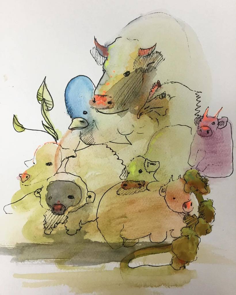 cernymi's tweet photo. #Cernimals #sketch #roughsketch #roughanimals #farmanimalsofinstagram #farmtotable #cern #… https://t.co/05kJf7Q6yi https://t.co/kOf1PyEugU