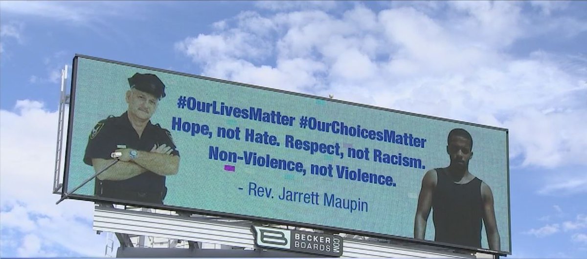 Anti-violence, anti-racism billboards go up across the valley @KristySFox10 @ReverendMaupin
