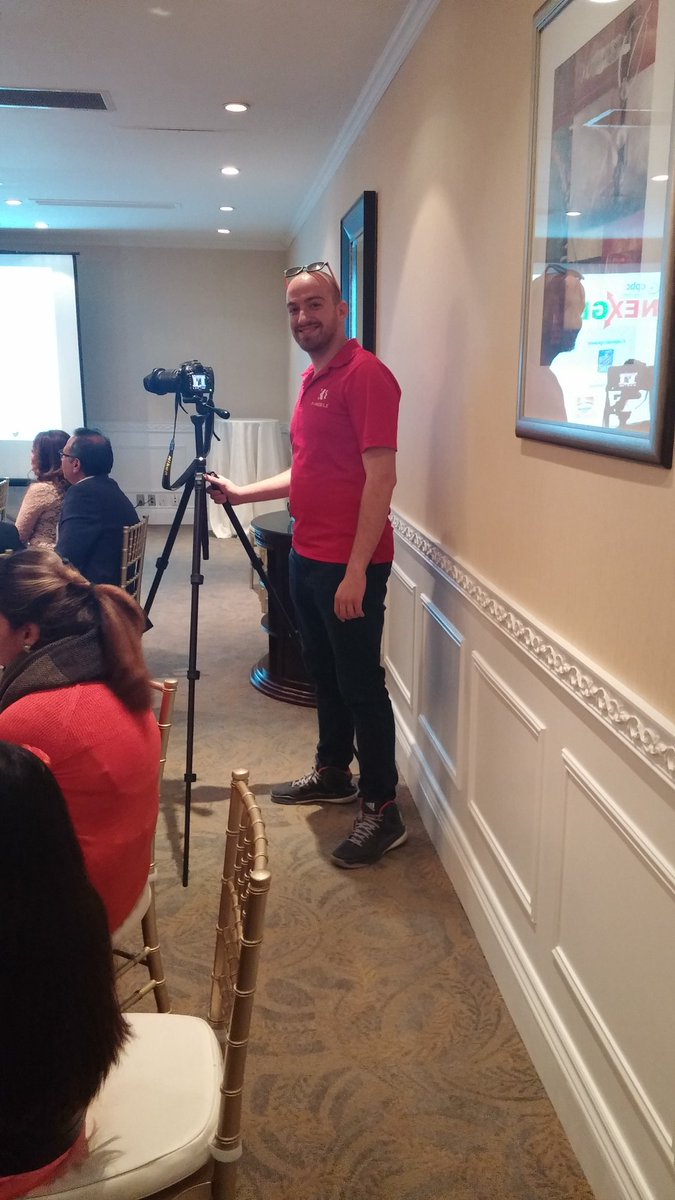 cpbcNEXGEN's tweet photo. Shout out to our cameraman Naseem #Syrian #refugee starting his new life in #Toronto working hard so he can sponsor his mother to #Canada https://t.co/sXdeWuM5cV