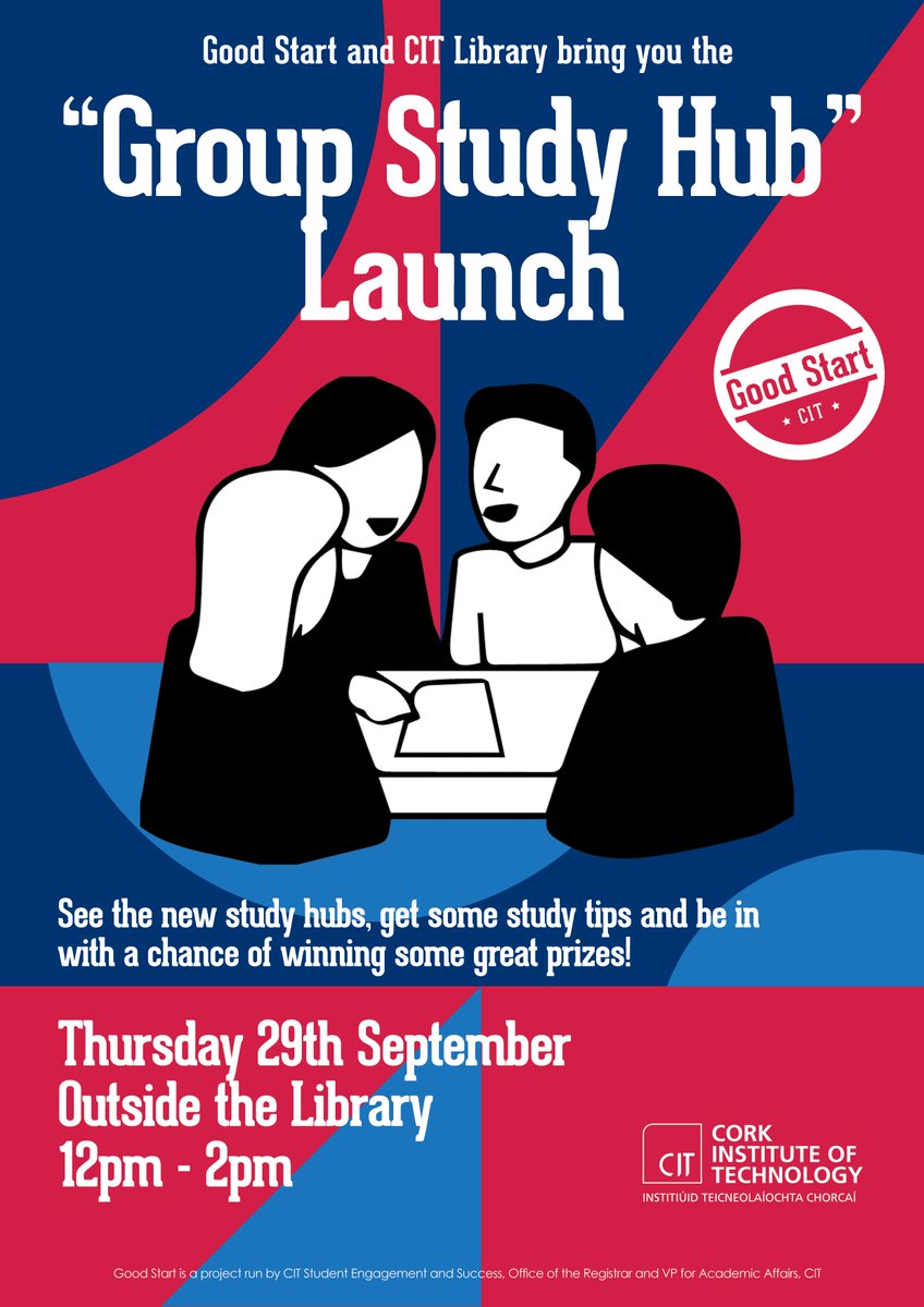 MTU_ie's tweet photo. The brand new @CITLibrary 'Group #Study Hubs' are being #launched today between 12noon and 2pm #goodstart16 https://t.co/btJhdpilIc
