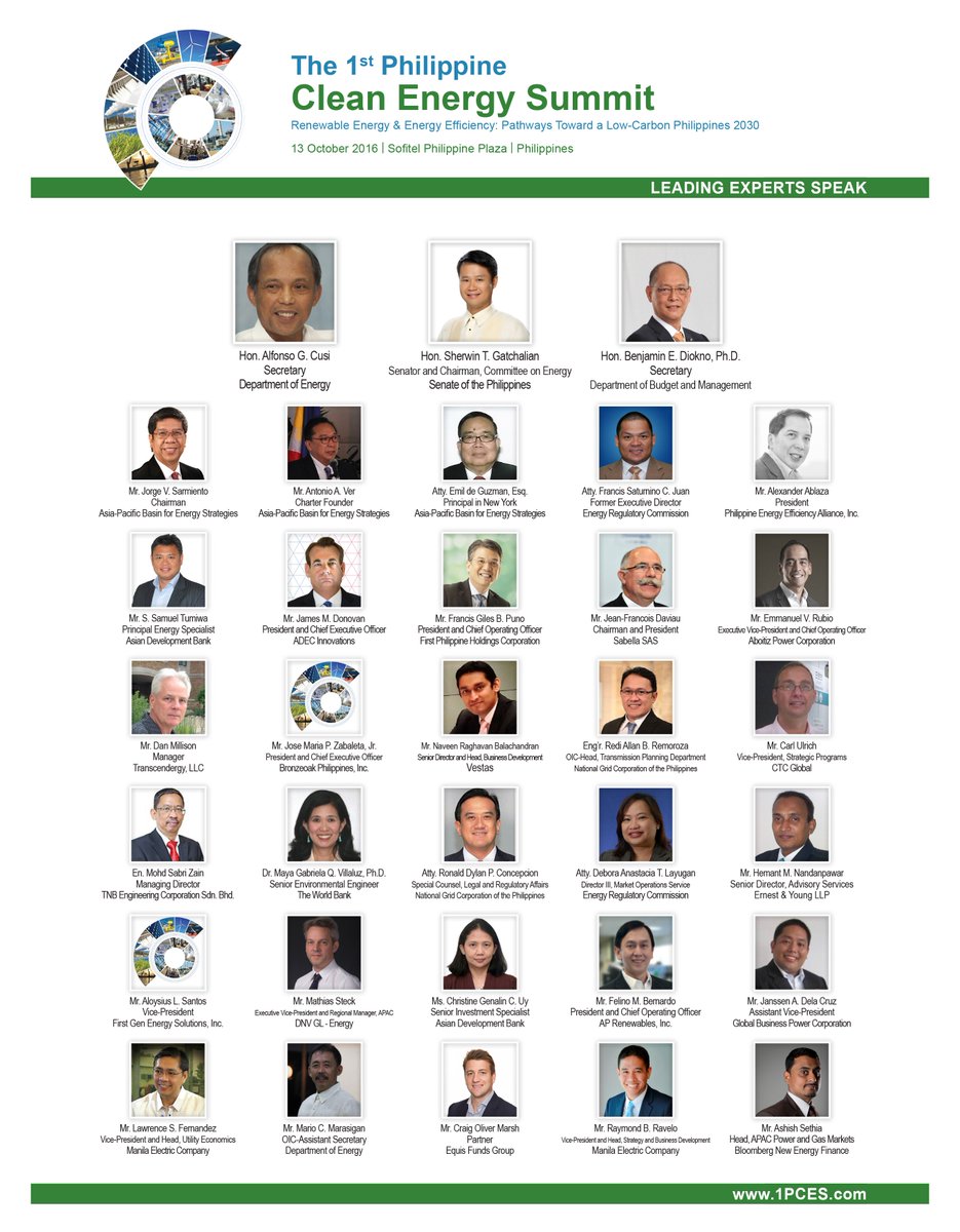 1PCES's tweet image. Energy Leaders to Convene in Manila for the 1st Philippine Clean Energy Summit

For more information, you may visit  1PCES.com