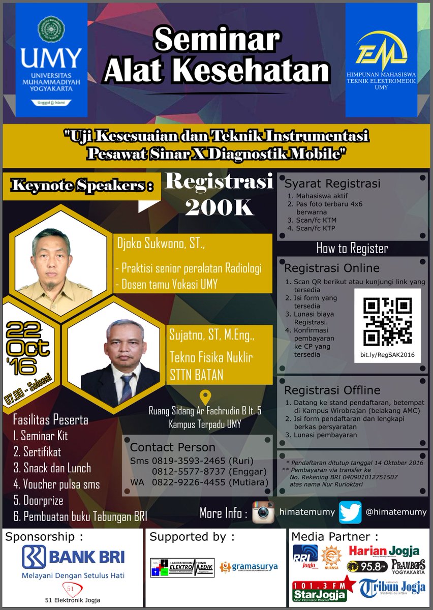 Elektromedik Umy Twitterren Infoumy 22 10 2016 07 00 Selesai Seminar Alkes Di Gd Ar Fakhrudin B Kampus Terpadu Umy 200k Cp 081935932465 Himatemumy Https T Co R6tqa5vihf