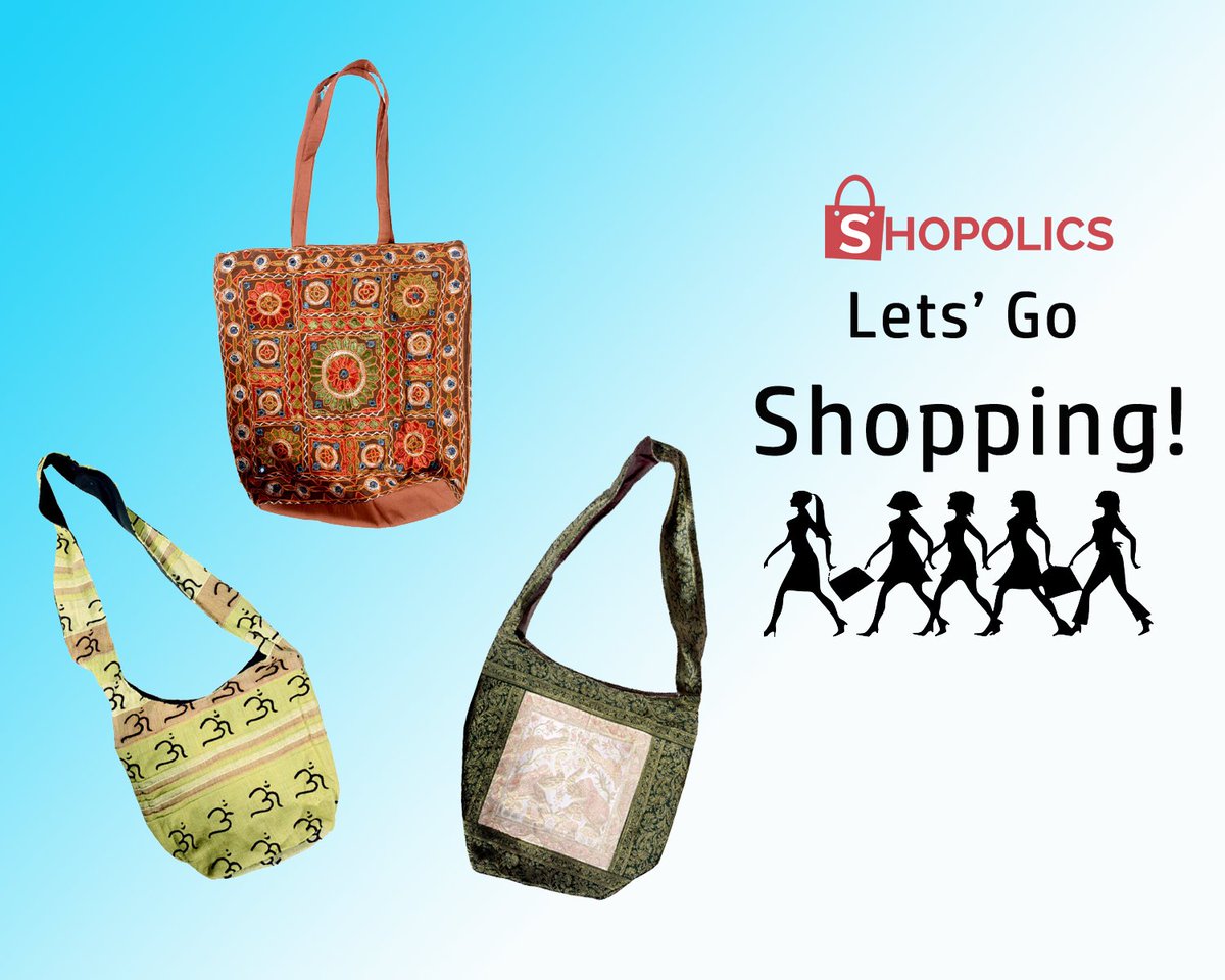shopolics's tweet photo. #Stylish #Handmade #Handbags #Shopolics #ethnic #small #handy #items #gifted #friends
Shop now: https://t.co/cNS0HjRxBb https://t.co/b34XmLmy2Q