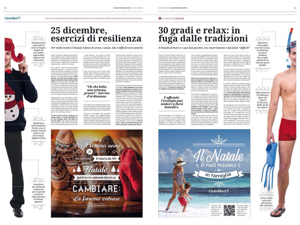 Con kinder.it e <a href="/ClubMedIT/">Club Med Italy</a> la #nativeadvlongform su <a href="/Corriere/">Corriere della Sera</a> anche offline <a href="/NuMix_Agency/">NuMix Agency</a>