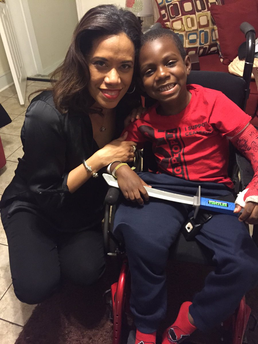 Meet my friend Mahaj an inspiring 6 yr old on the mend after being caught in the crossfire of a gun battle CBS3