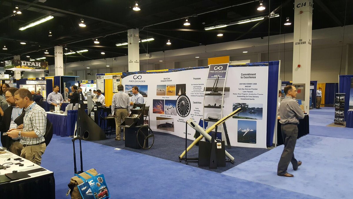 FiberDynamics's tweet photo. What a great show! Don't miss us at booth E81 #CAMX2016 #Anaheim https://t.co/x8wq6hRX31