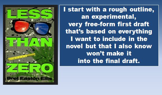 MichaelHRubin's tweet image. bit.ly/2cX5czQ
#Author #BrettEastonEllis on the #art of #writing.