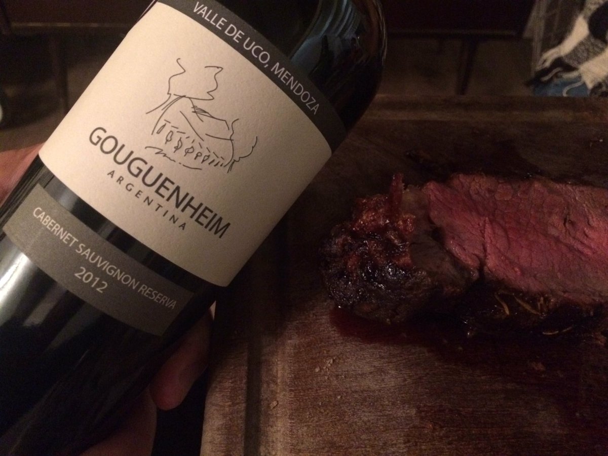joefernandezok's tweet photo. Bife de chorizo hermoso maridado con esta bomba de @BonVino_AR de @GouguenheimWine !!! #AmoMorfar #AmoBeber #AmoCogeAHNOPARA https://t.co/xj8HmPUIO9