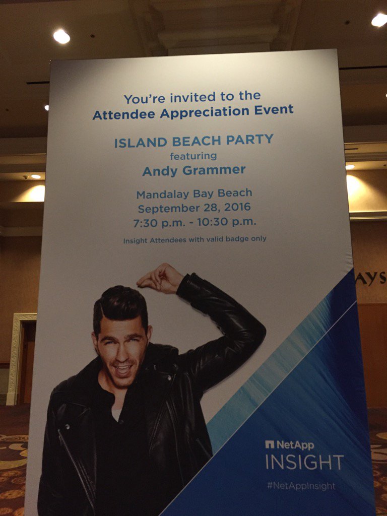 J_Berlowitz's tweet photo. Let's get this party started! #NetAppInsight #NetAppSAM https://t.co/6DxBNf91ij