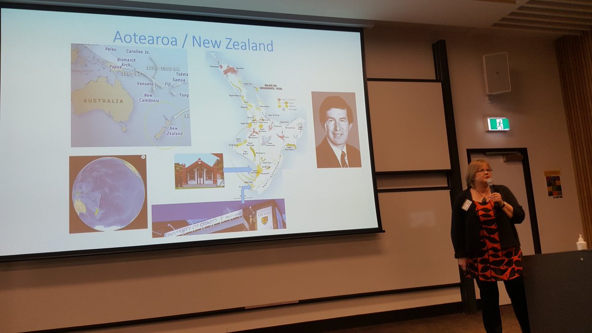 Globalbiosec's tweet photo. Maori public health and treaty explained by Prof Bridget Robson from @otago #APRU @UNSW https://t.co/4xMBpjIJz0