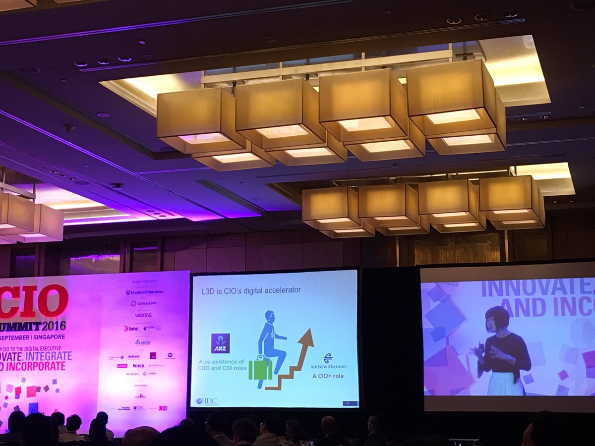 CathyHuangJ's tweet photo. Cool! #ANZbank #airnewzealand have been called out again as successful #digitaltransformation cases at #CIOsummit2016 event. https://t.co/4KgnKVtOiQ