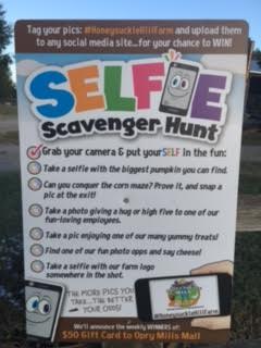FallFamilyFun's tweet image. Play our Selfie game when you visit the farm for your chance to win a $50 gift card to Opry Mills! Include #honeysucklehillfarm to enter