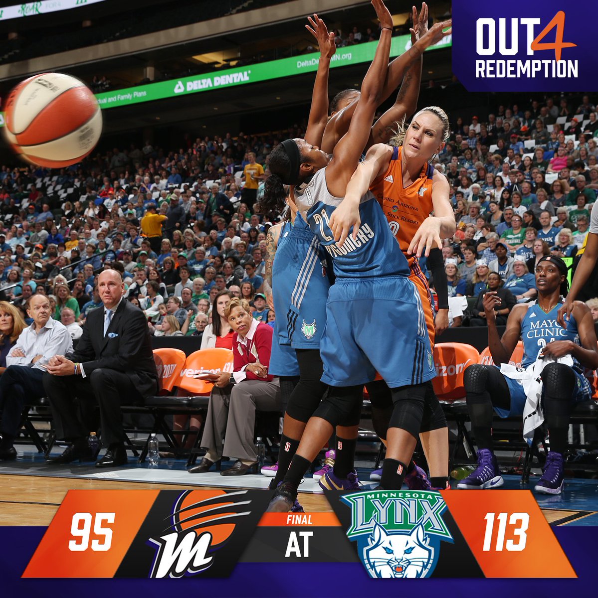 PhoenixMercury's tweet photo. It wasnโt our night, but we are back in action for Game 2 on Friday. #Out4Redemption
๐ท ยป https://t.co/mYi9gflsxD https://t.co/Cmu1g2v4D5