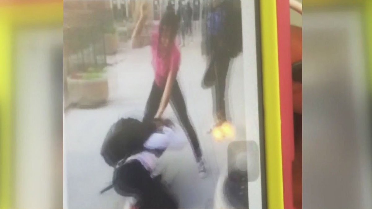 Beating of girl caught on camera outside AnnArbor middle school, reports @RonSavageEMT