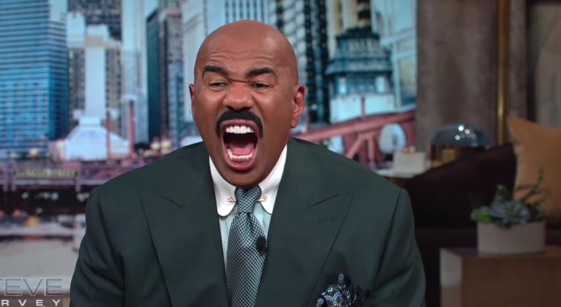 I have a problem using Steve Harvey as a meme.