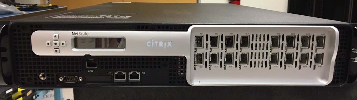 rickd4real's tweet photo. Woo hoo! New 'toy' showed up for my lab! Time to rack, stack, and play... ;-) #NetScalerSDX https://t.co/Jwmrw5Jgbm
