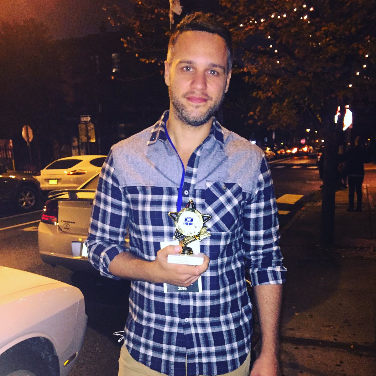 TheWeekend_Film's tweet photo. @tasony has won Best Actor for his heart warming performance as Christian in The Weekend. Thank you. @GroveFilmFest! https://t.co/EchNDm9Fh8