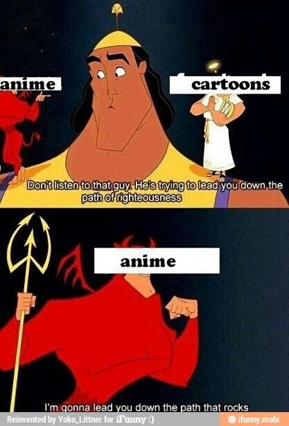 Cartoons vs Anime by Sudamerica on DeviantArt