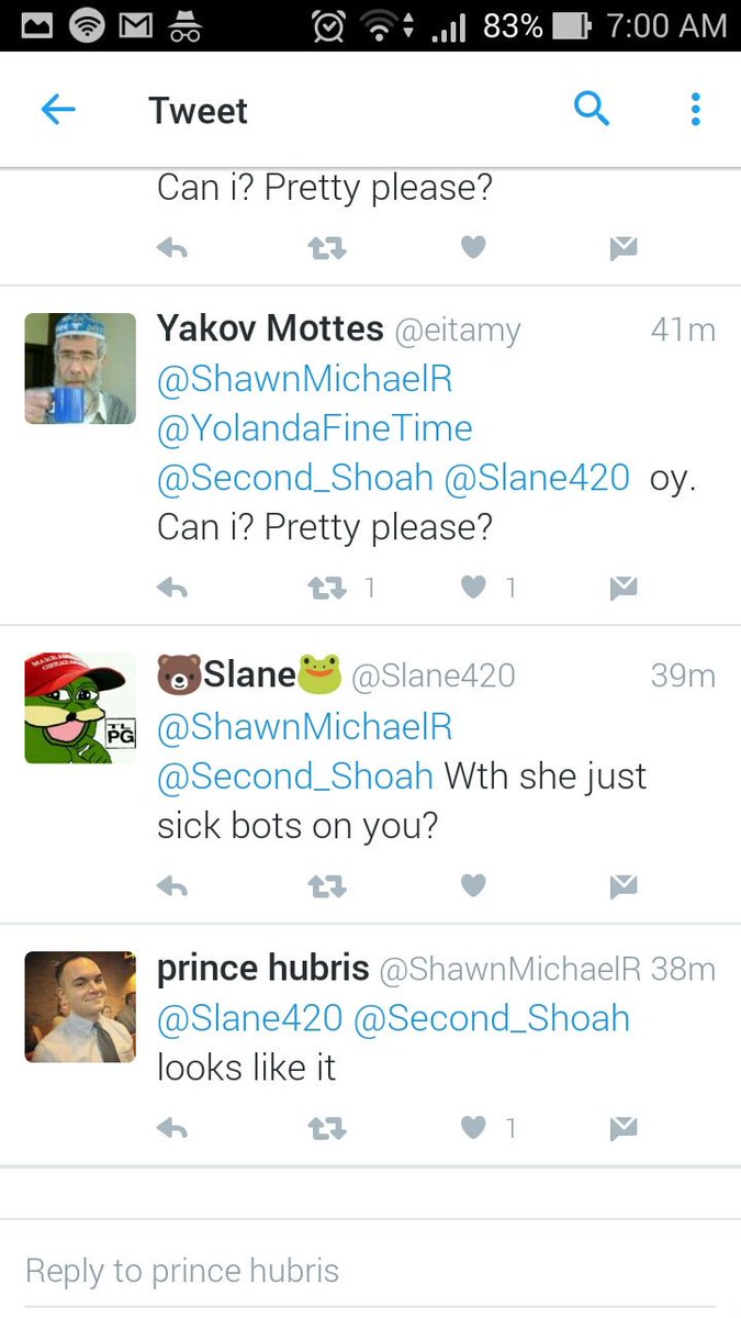 FatSheikh's tweet photo. @ShawnMichaelR @YolandaFineTime @Second_Shoah @Slane420 ha apparently not :(( https://t.co/JuaztoviWT