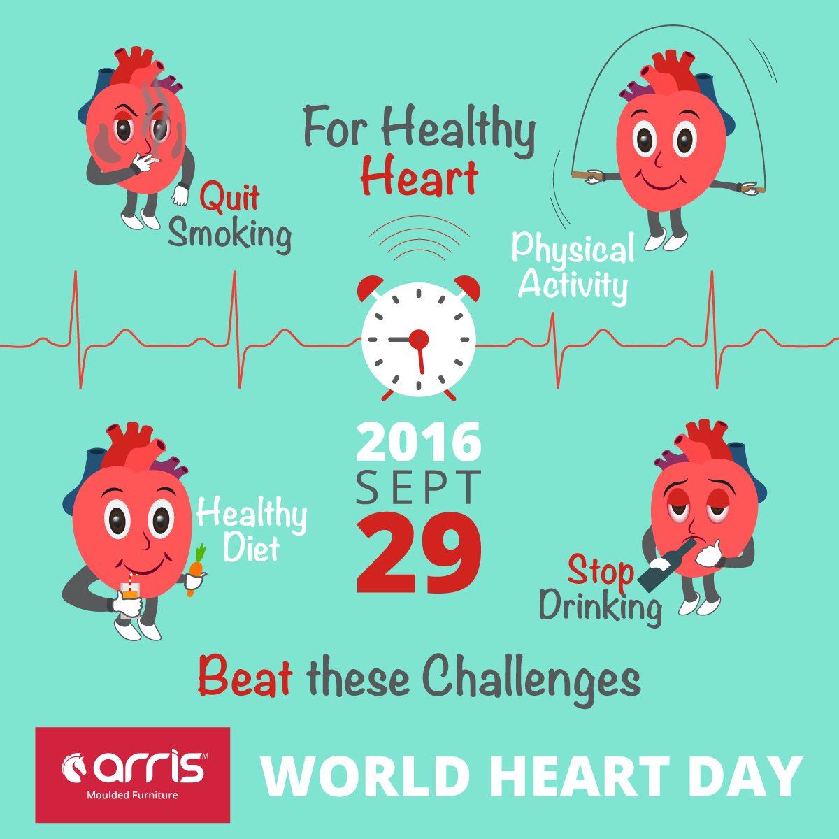 arris_india's tweet photo. "Stress is one of the key factors contributing to heart diseases amongst working population." #WorldHeartDay #Arris
#MouldedFurniture https://t.co/ZaZR0k7qwc