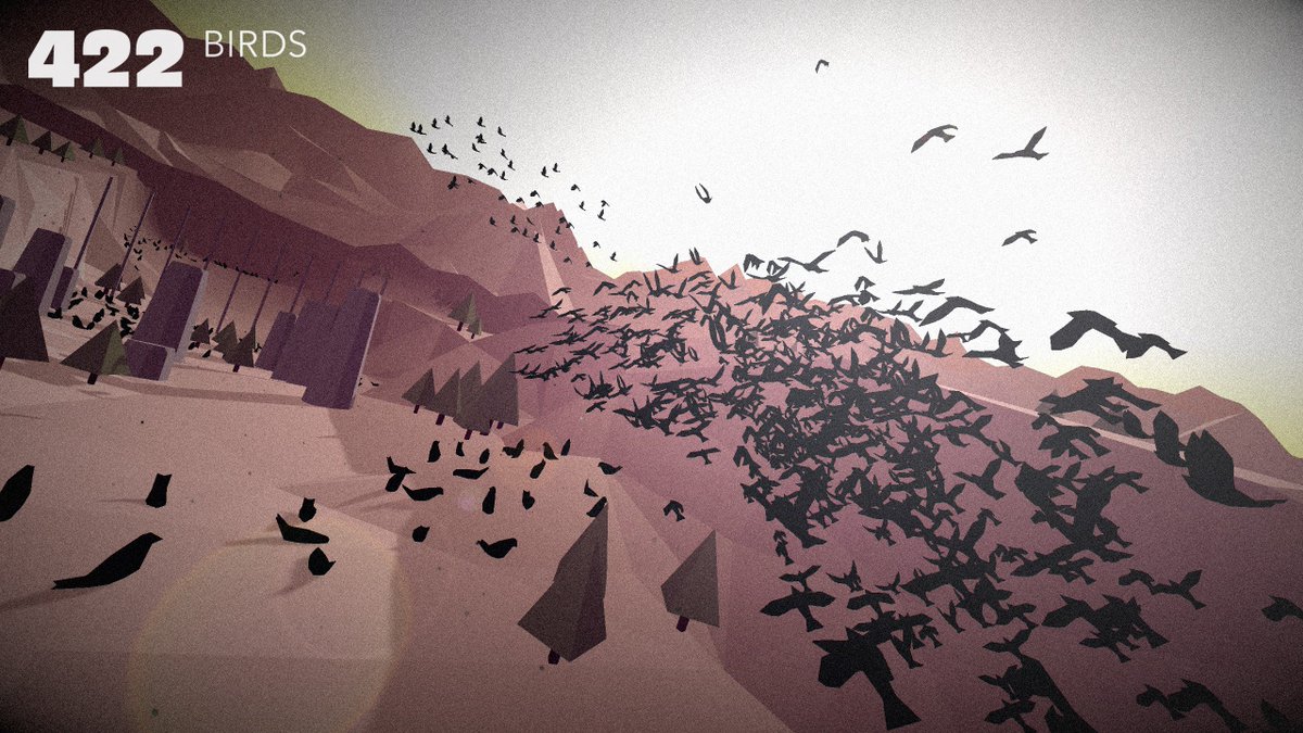 GuntaiGame's tweet photo. A scene from GUNTAI #03

You will be guiding a swarming body called GUNTAI, a flock made of as many as 500 birds. https://t.co/rTfCLincT1