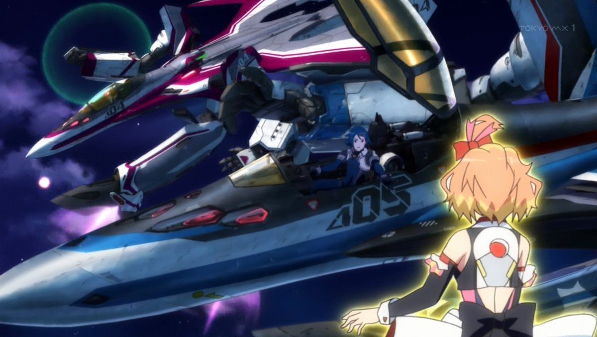 アナログtv モバゲー住民 マクロスdデルタ Macross Delta 第26話 最終話 永遠のワルキューレ ミラージュ ファリーナ ジーナス ハヤテ インメルマンの機体に乗り込むフレフレ 三位一体の攻撃かいな W T Co Zuei5vz7fd
