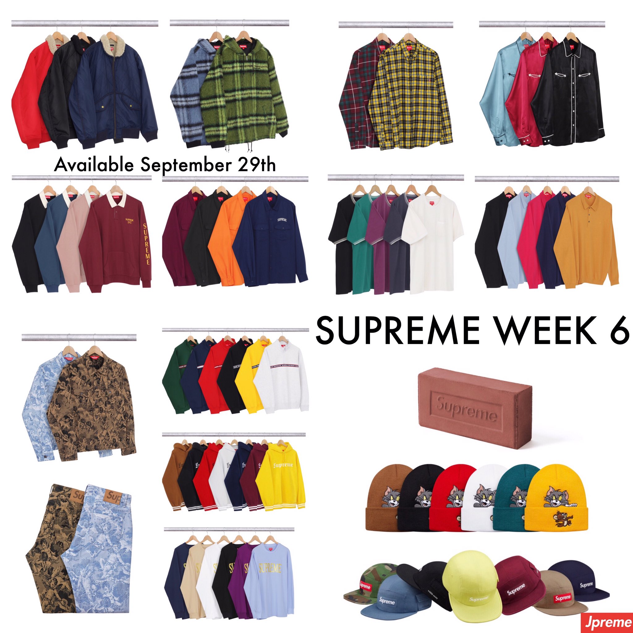 Heated Sneaks on Twitter "Tomorrow’s Supreme drop list and prices. Go